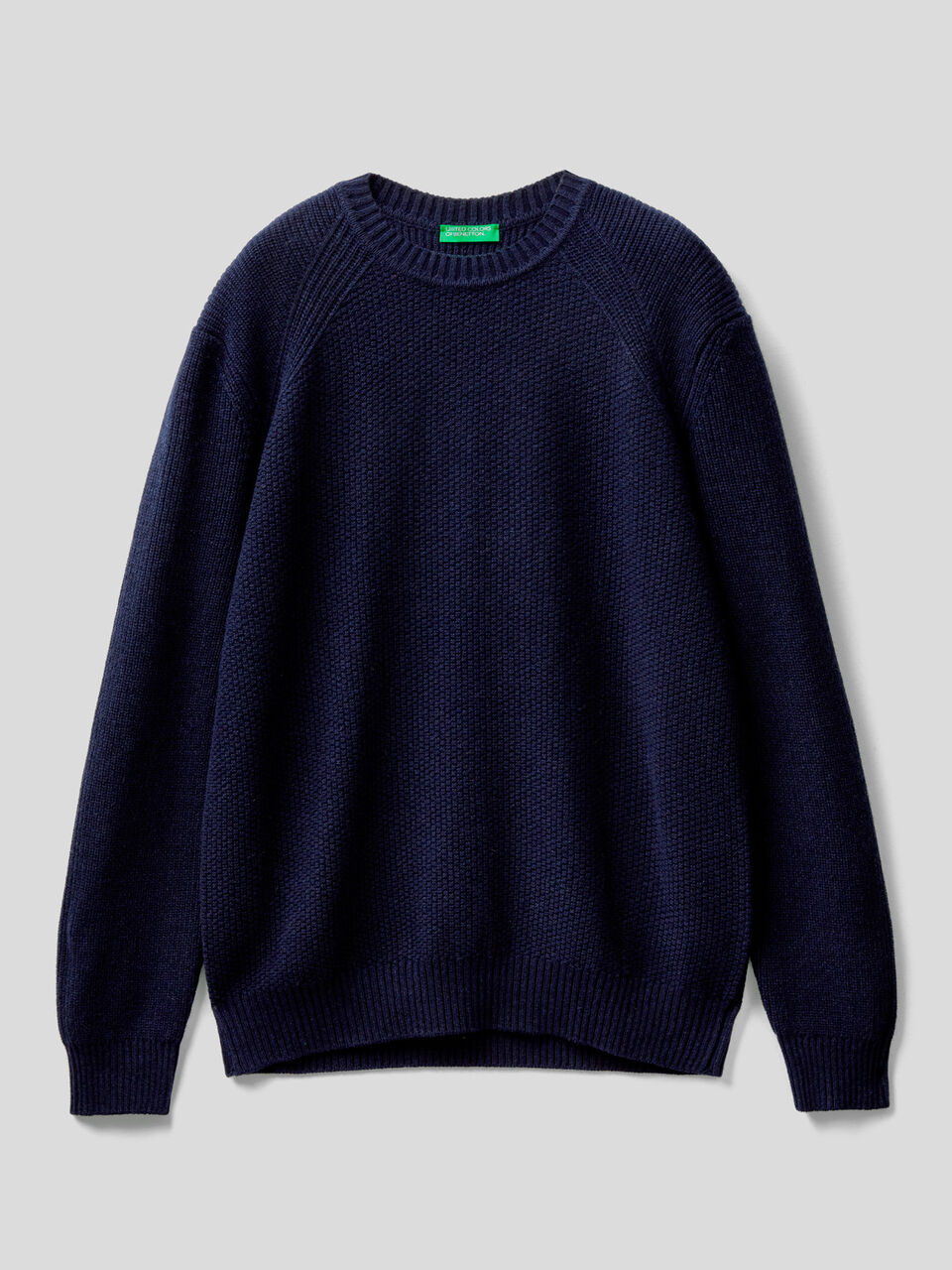Sweater in recycled wool blend image number 1
