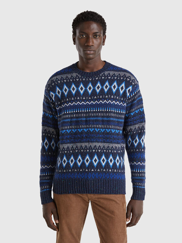 Jacquard sweater Men