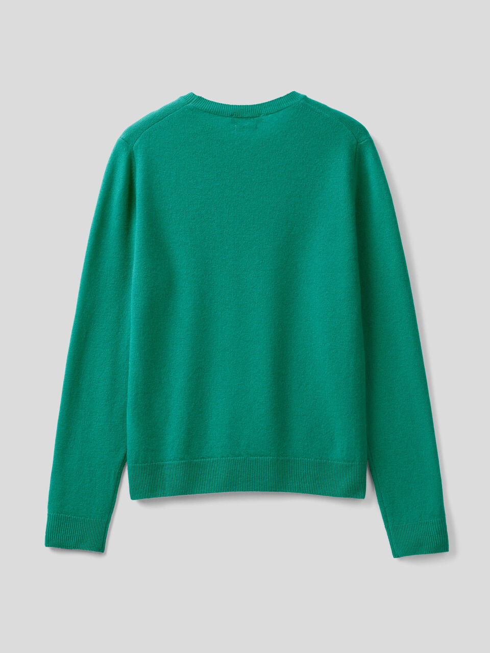Crew neck sweater in pure virgin wool image number 2