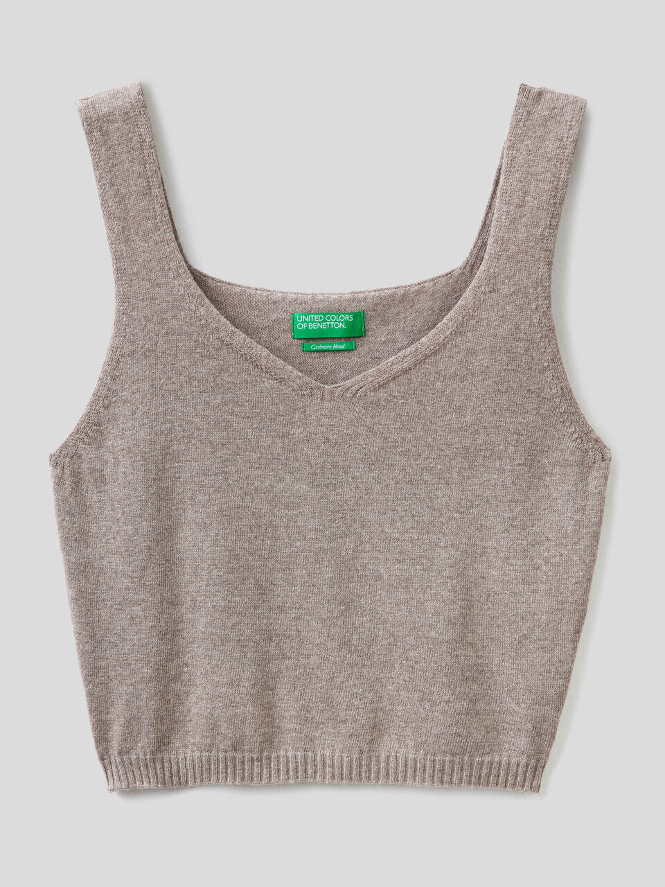 Top in silk and cashmere blend image number 1