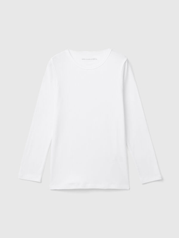 Long sleeve t-shirt in warm cotton Junior Boy
