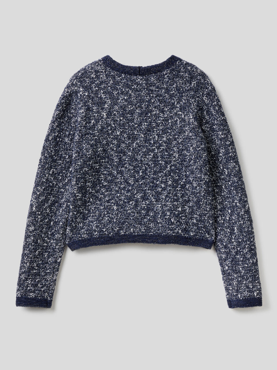 Knit jacket with lurex image number 2