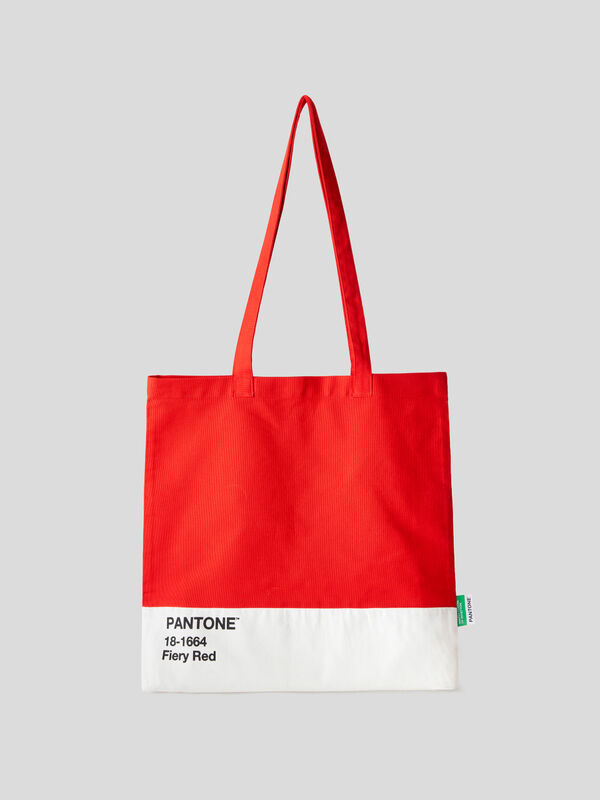 BenettonxPantone™ red shopping bag Women