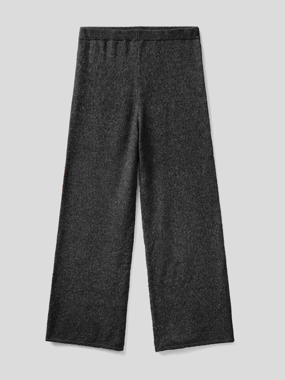 Knit palazzo trousers image number 1