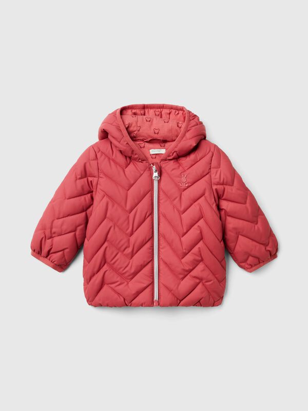 Padded puffer jacket with ear flaps New Born (0-18 months)