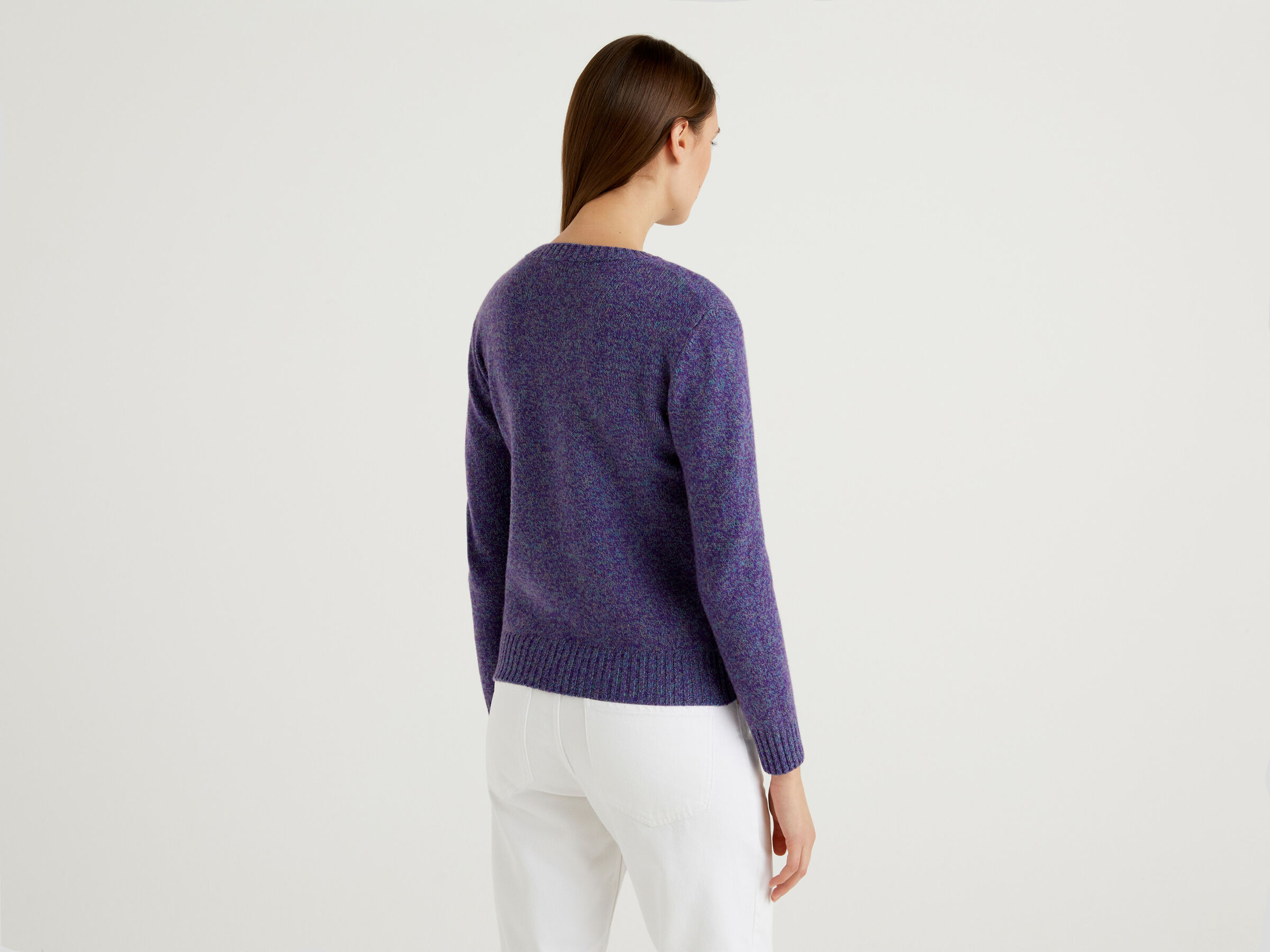 Sweater in pure Shetland wool image number 2