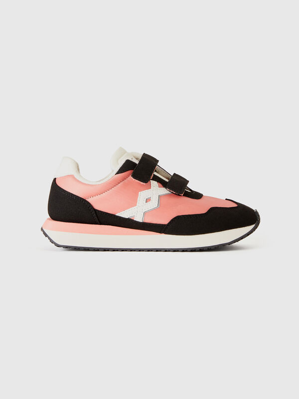 Sneakers in nylon and suede fabric Junior Boy