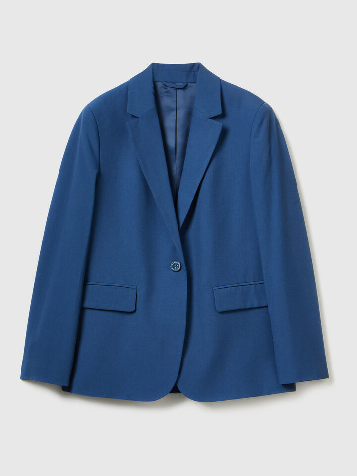 Lined flowy blazer image number 1