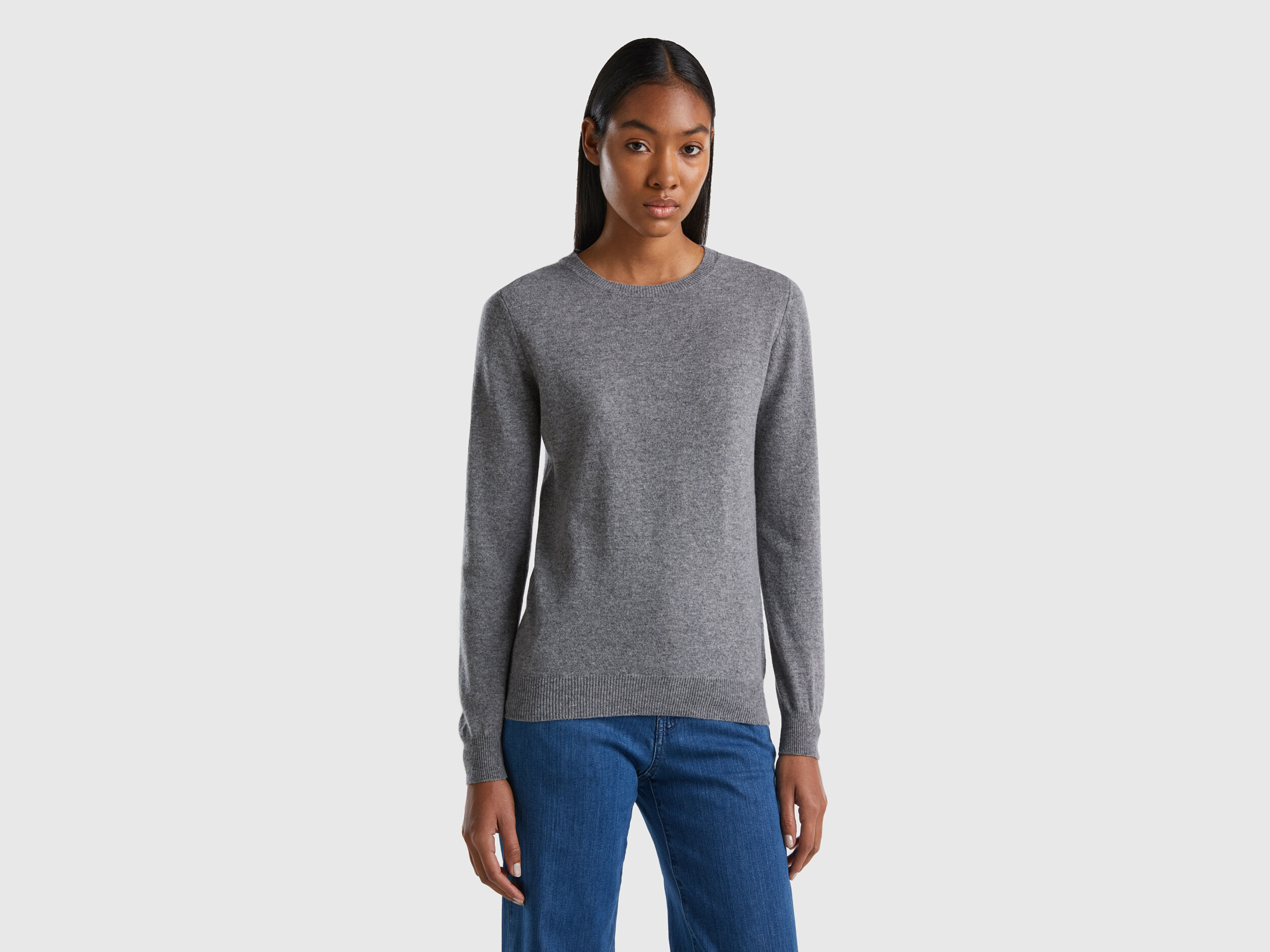 Gray wool clearance sweater