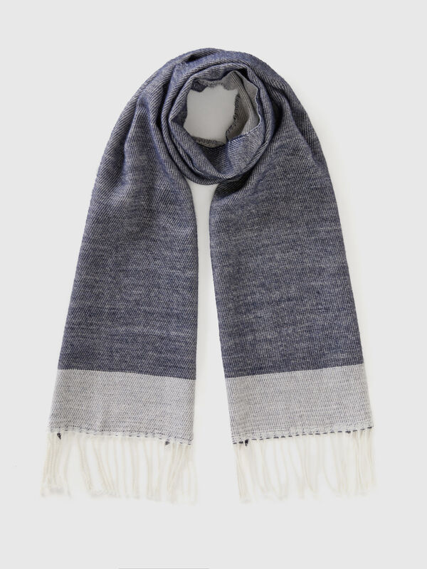 Scarf in recycled cotton blend Men