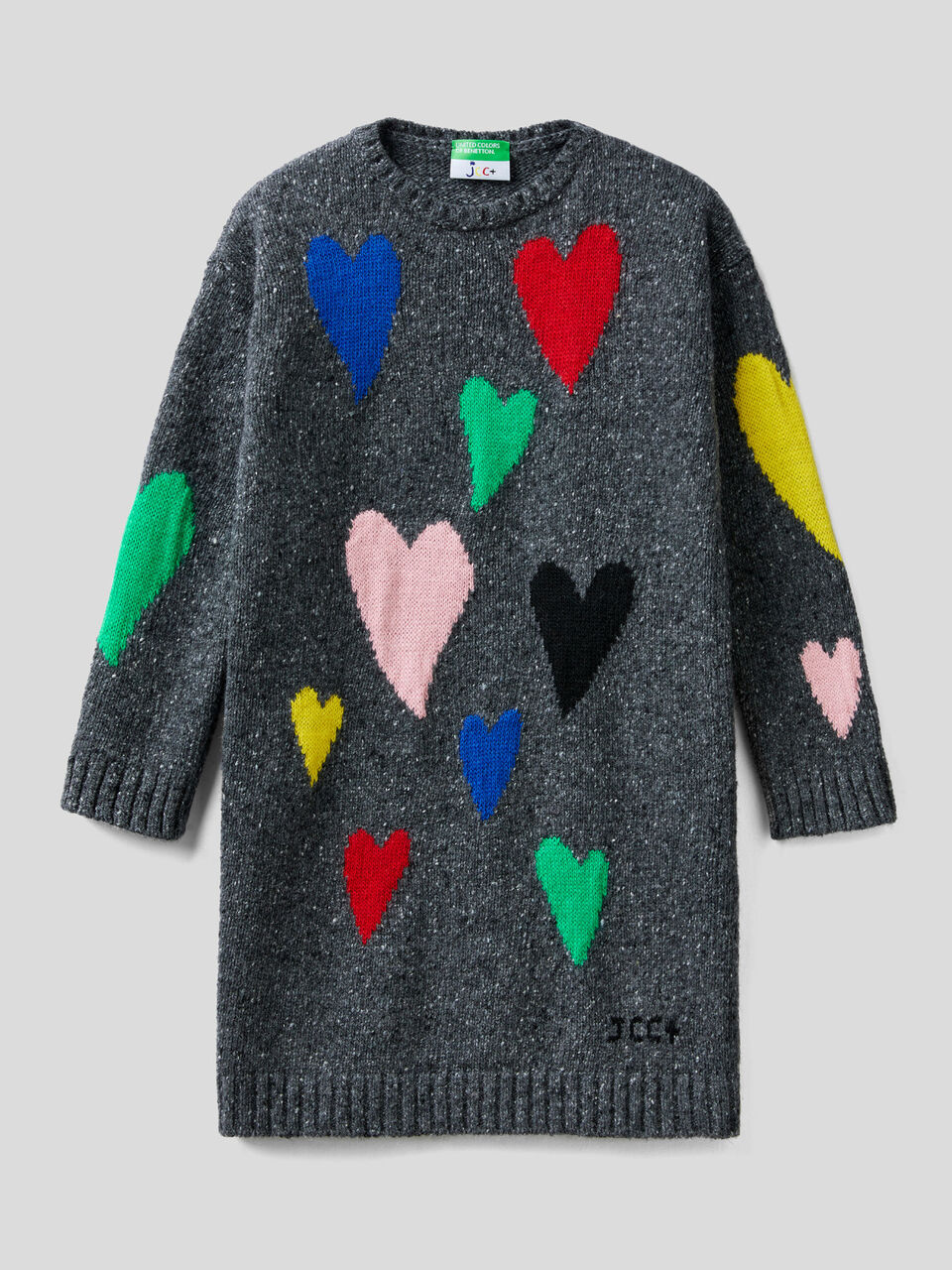 JCCxUCB dress with hearts image number 1