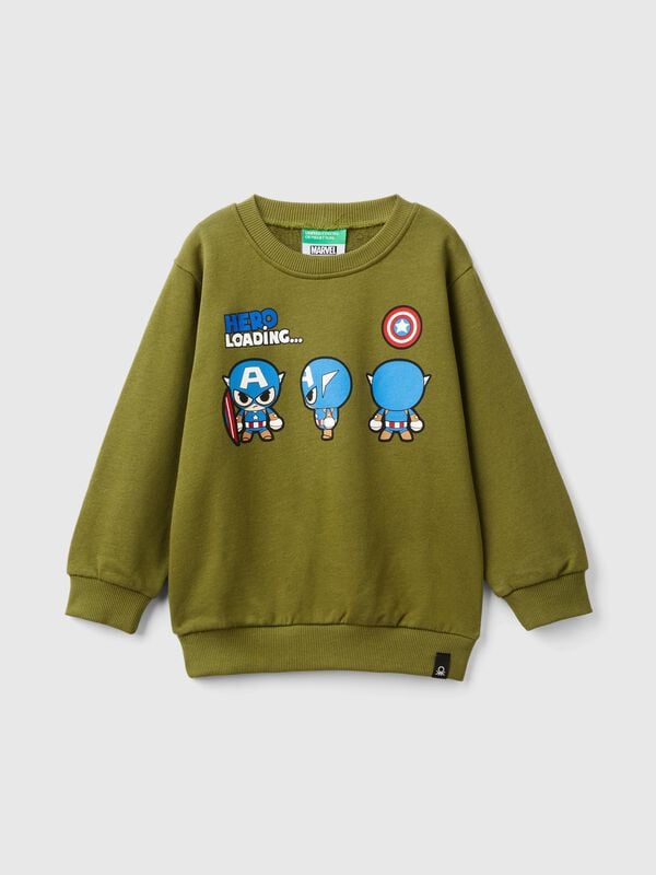 Green ©Marvel Capitan America sweatshirt Junior Boy