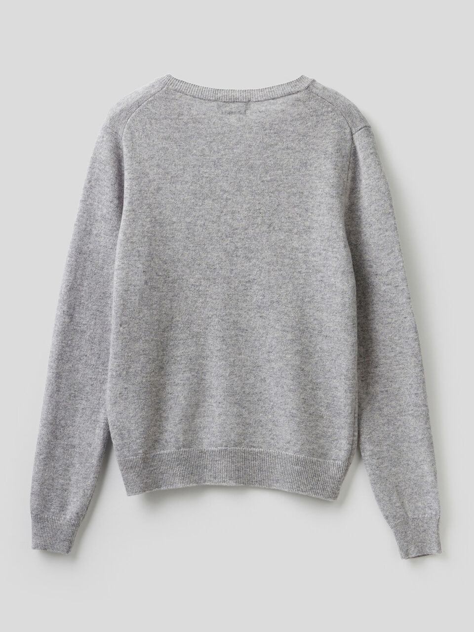 Crew neck sweater in pure virgin wool image number 2
