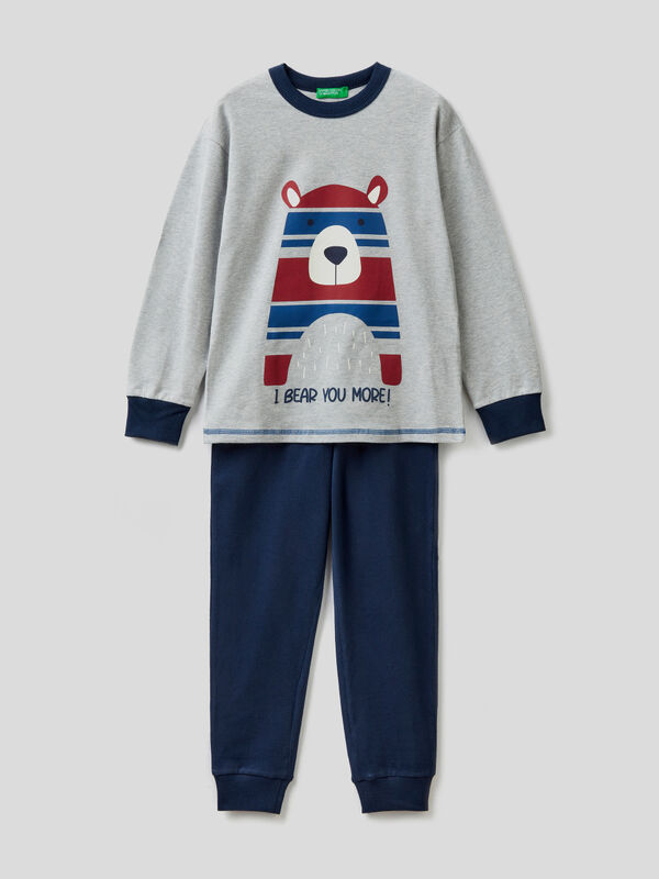 Pyjamas with bear print Junior Boy