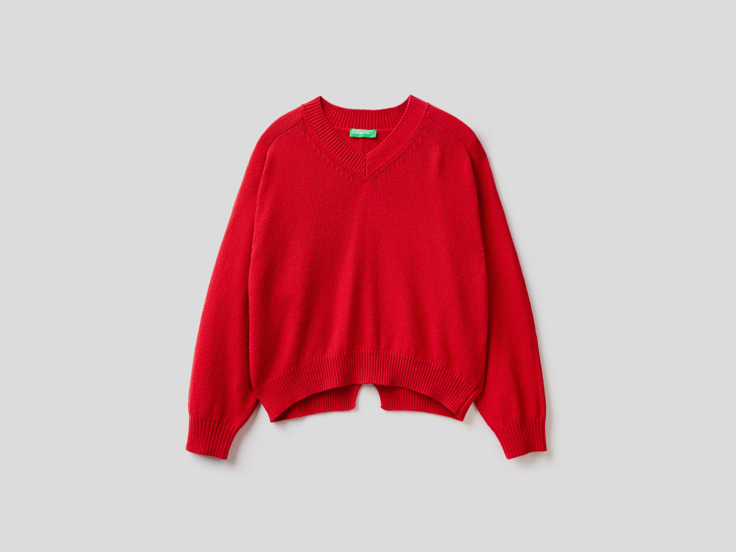 Sweater in recycled cotton blend image number 4