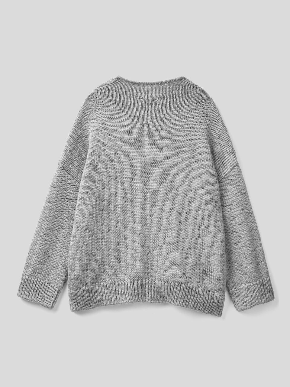 Sweater in wool and alpaca blend image number 2