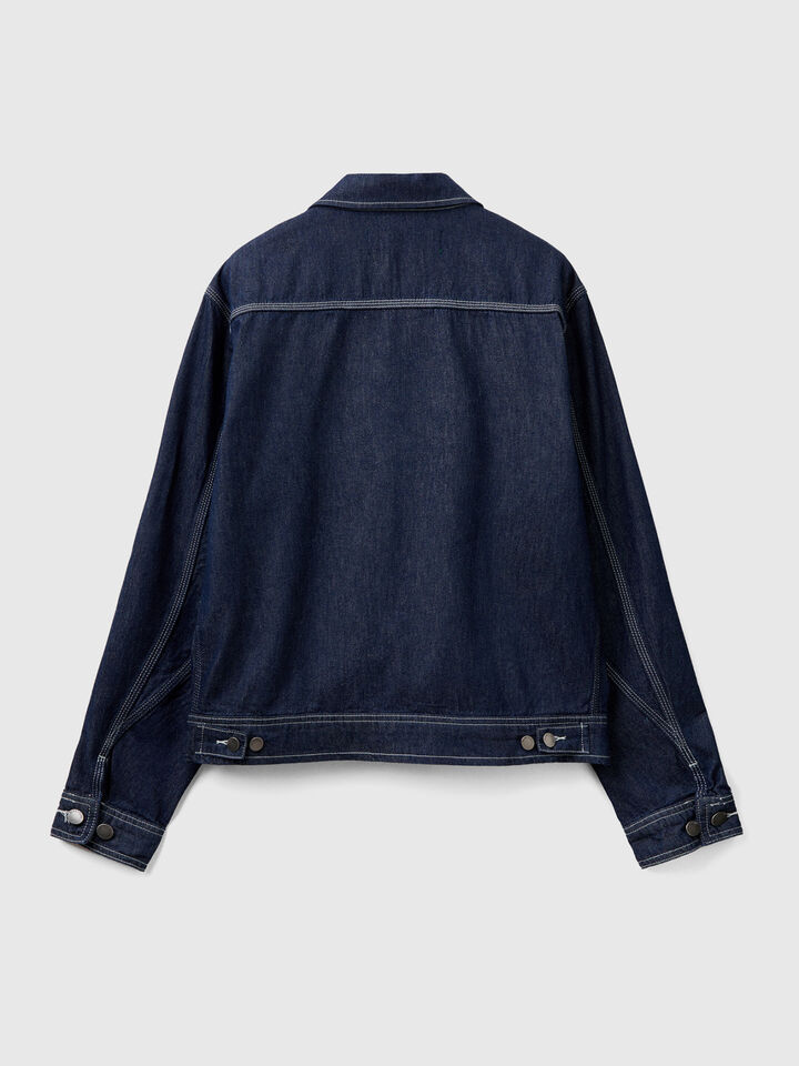 Rider jacket with zip image number 2
