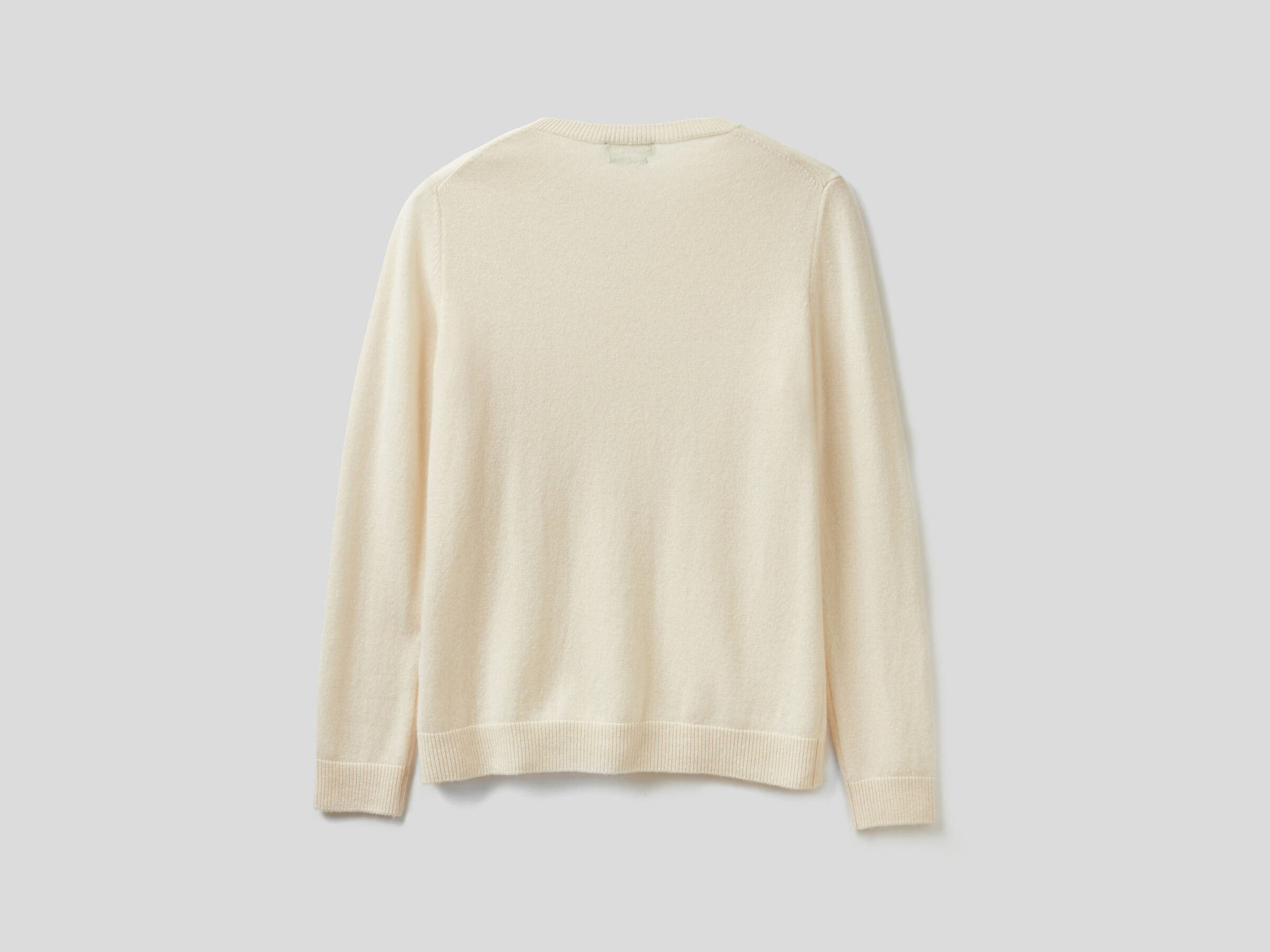 Crew neck sweater in pure cashmere image number 6