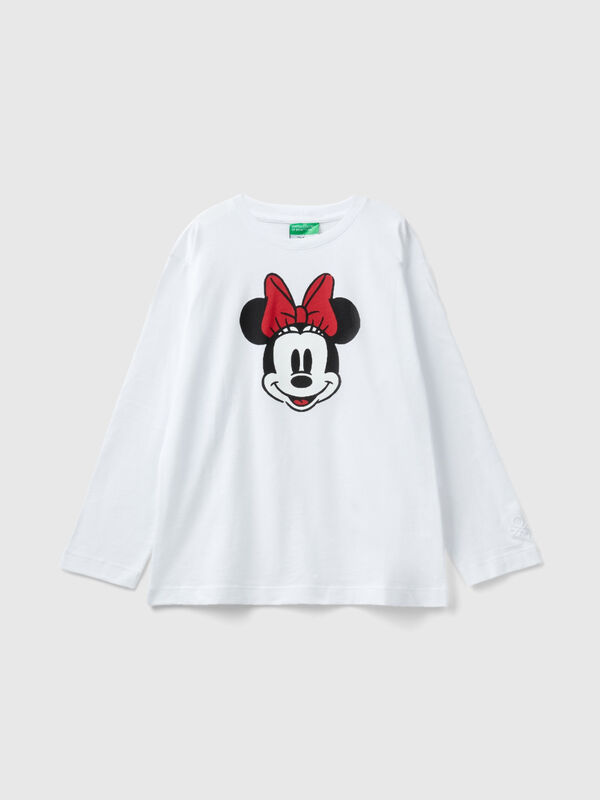 White t-shirt with Minnie Mouse print Junior Boy