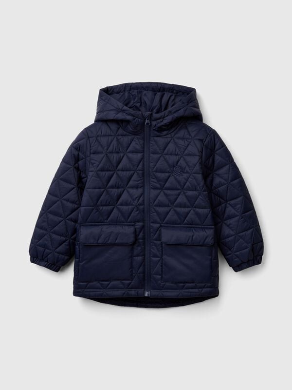 Quilted jacket with hood Junior Boy