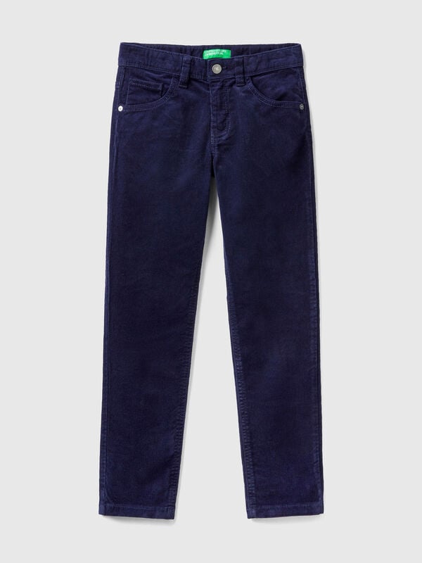 Slim fit stretch corduroy trousers Junior Boy