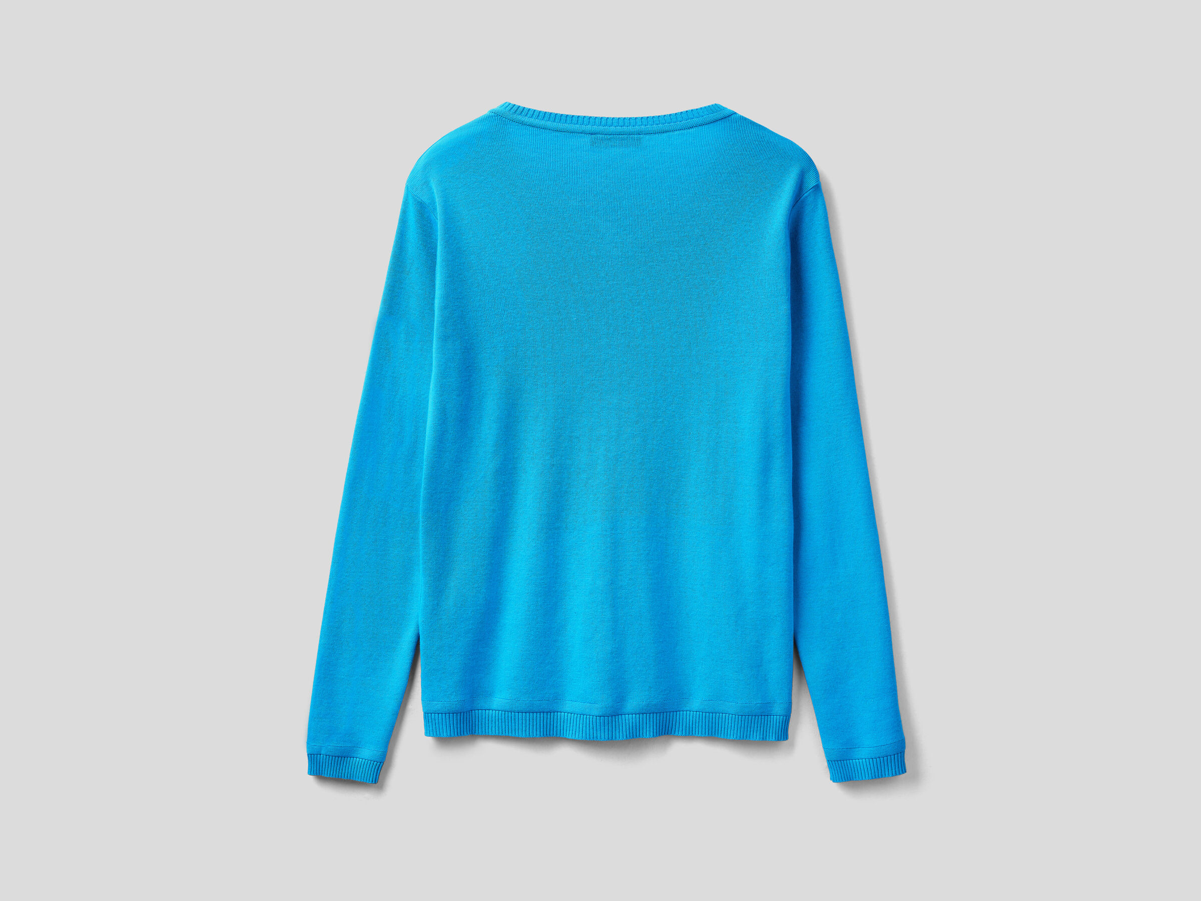 Crew neck cardigan in pure cotton image number 5