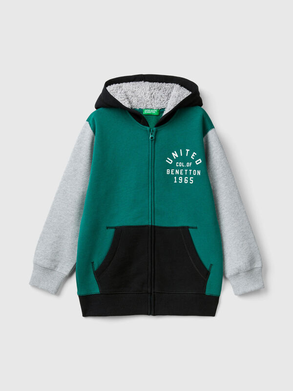 Sweatshirt with lined hood Junior Boy
