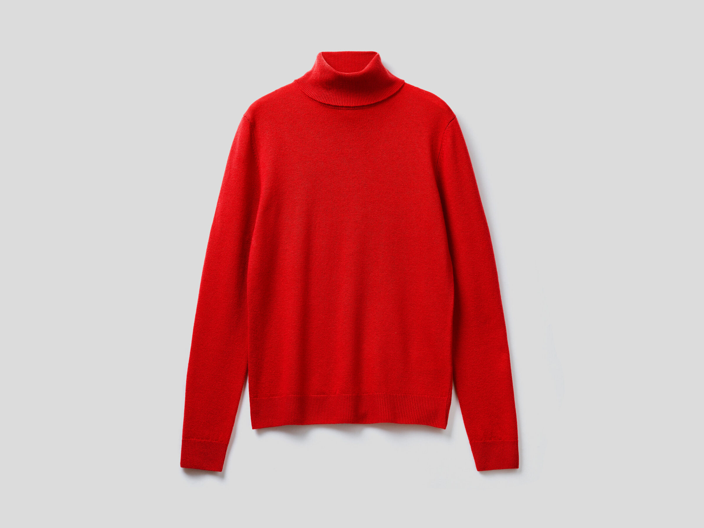 Turtleneck sweater in pure virgin wool image number 5
