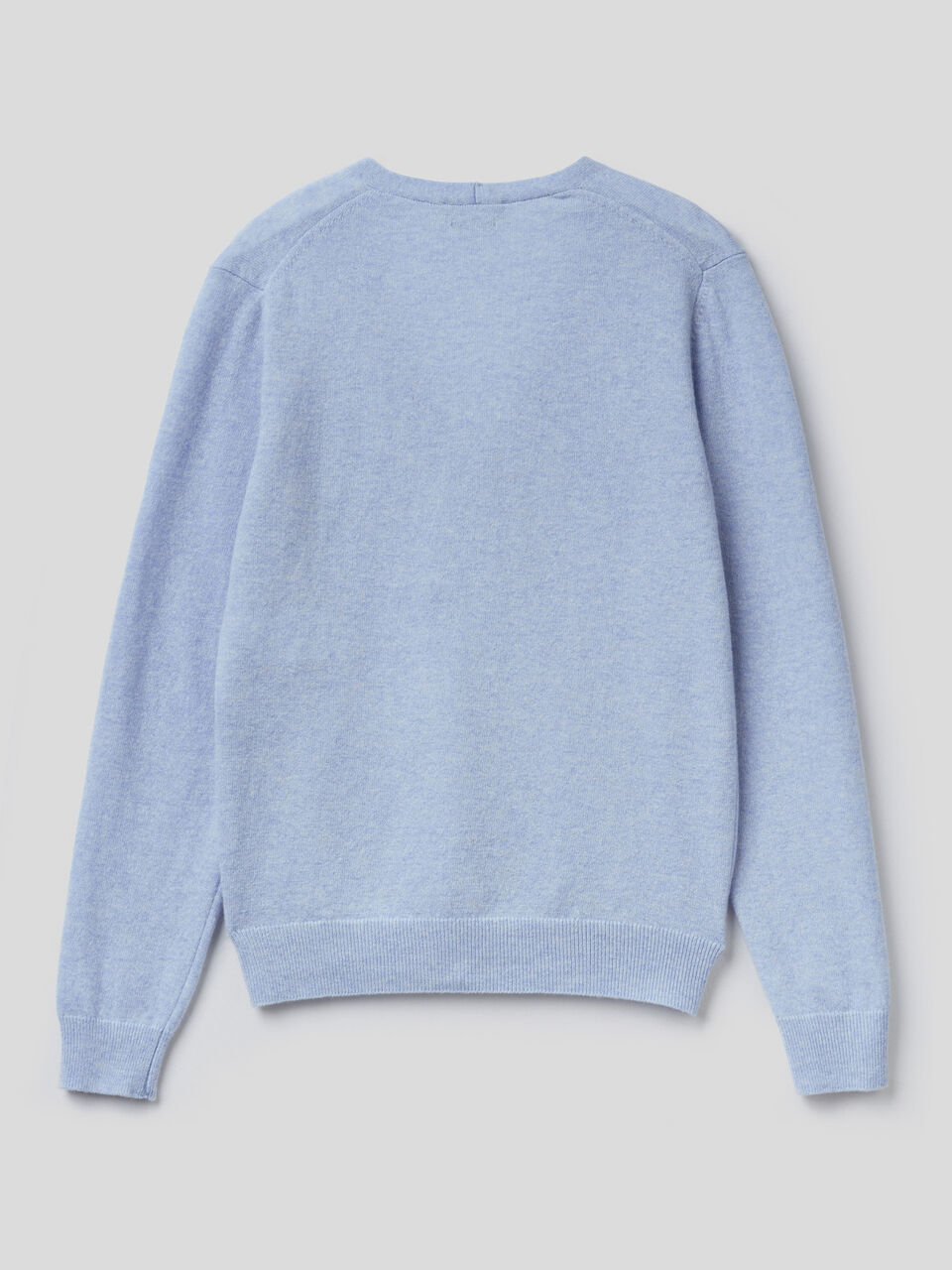 V-neck cardigan in pure virgin wool image number 2