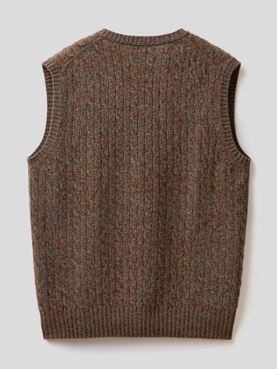 Vest in pure Shetland wool image number 2