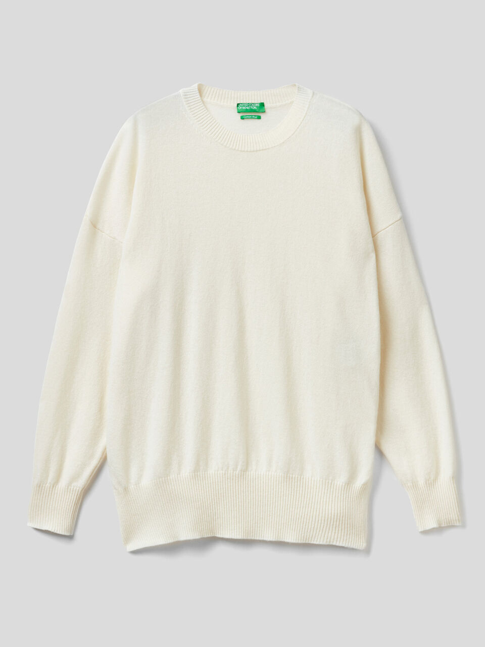 Oversized sweater with slits image number 1
