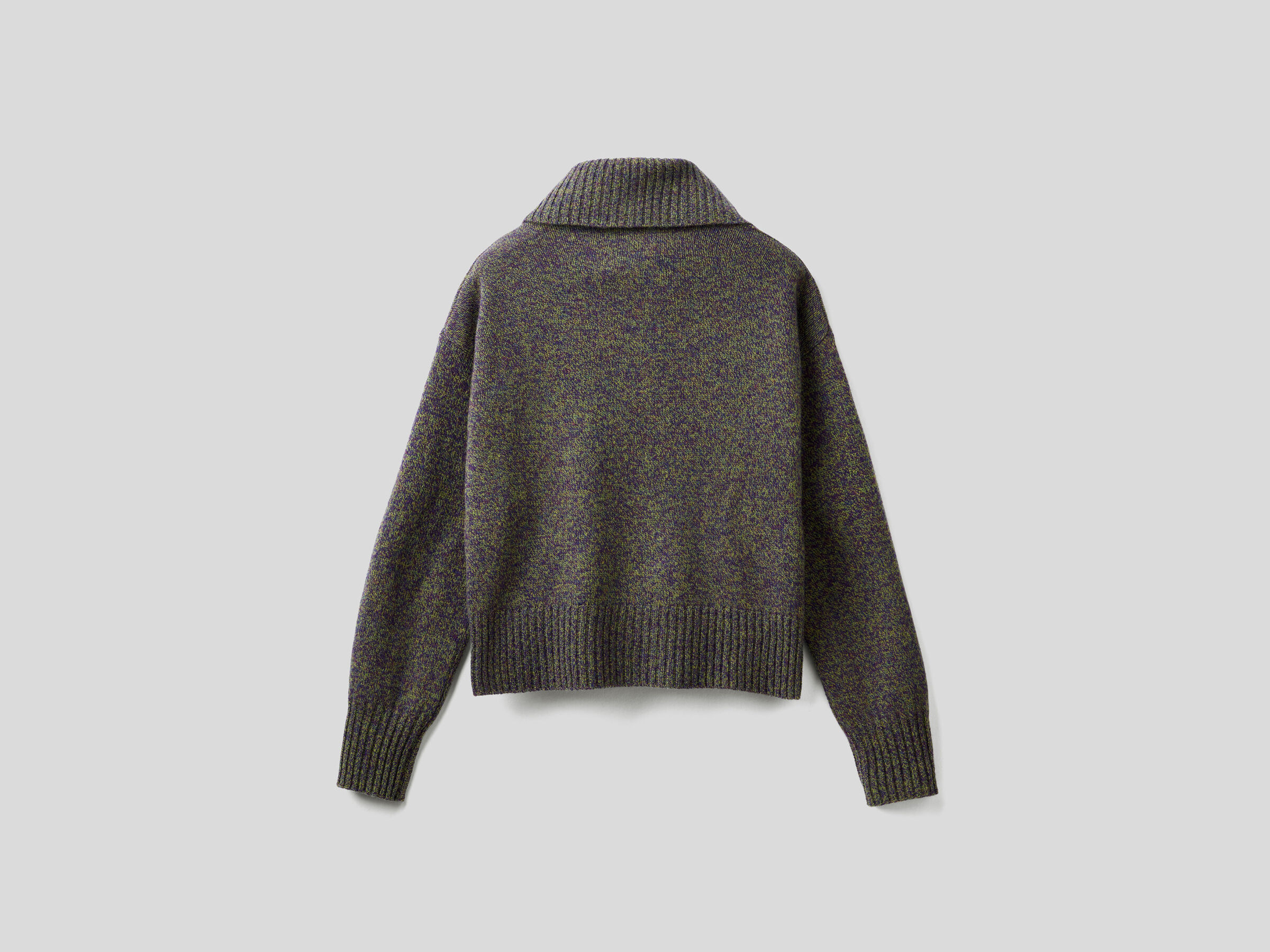 Polo in pure tricot Shetland wool image number 6