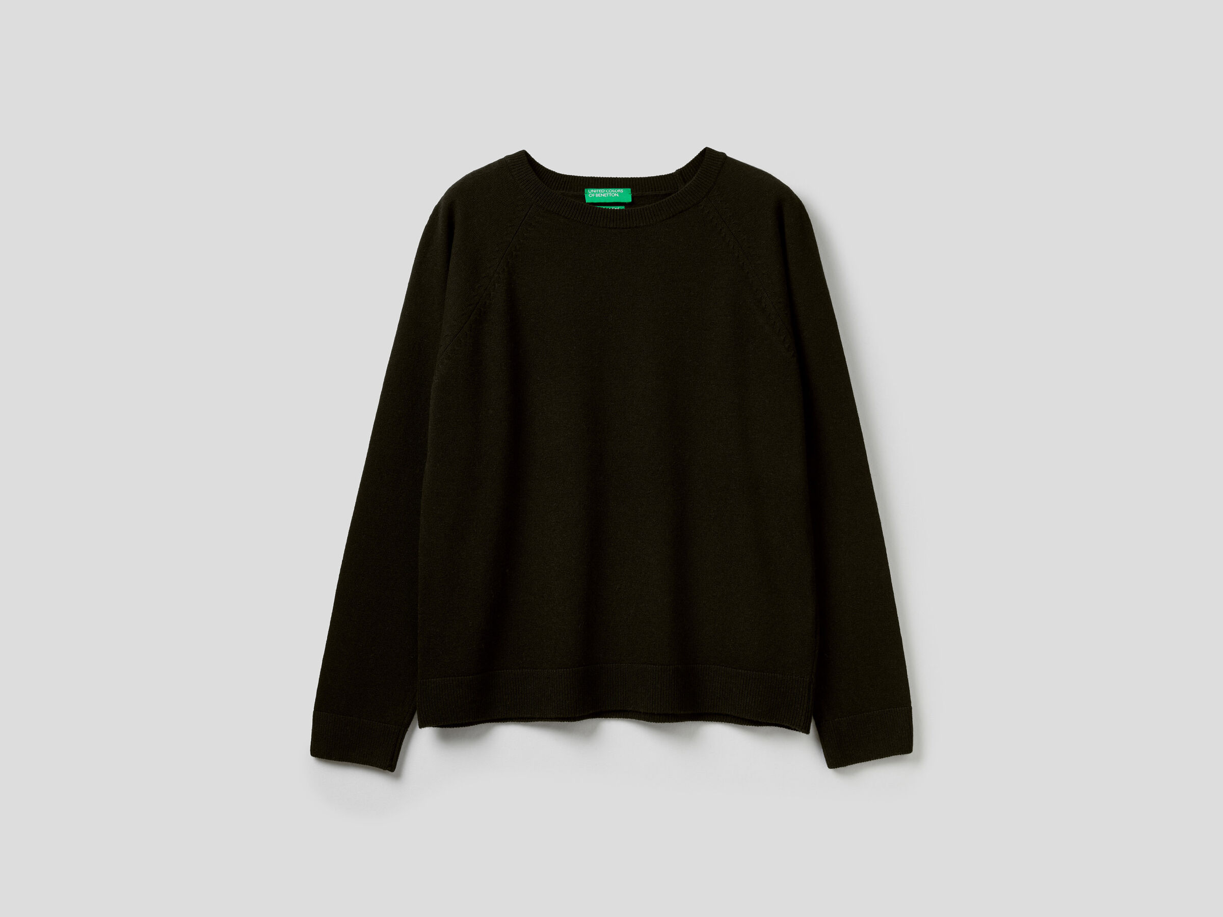 Crew neck sweater in wool and cashmere image number 5