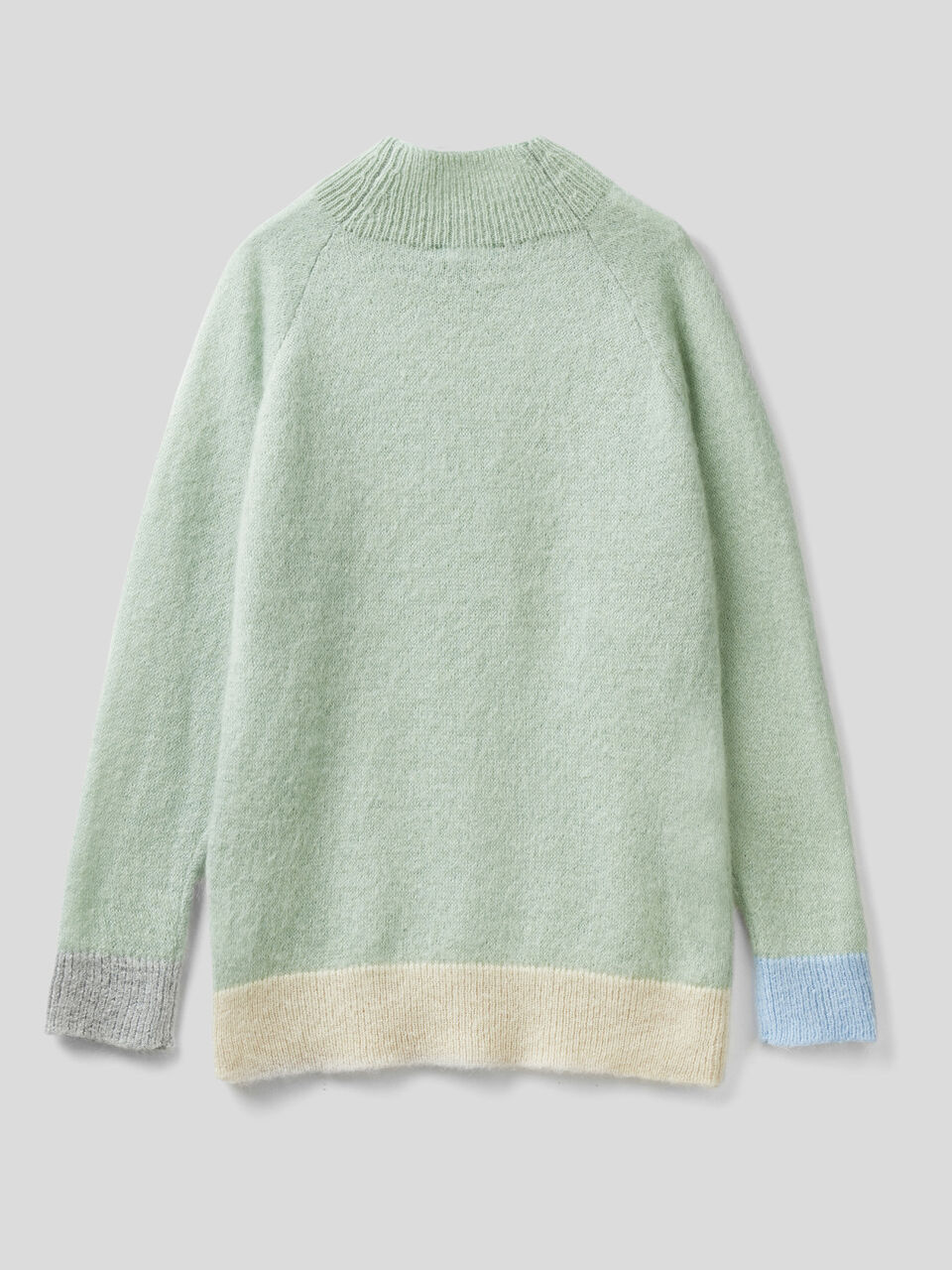 Turtleneck sweater in mohair blend image number 2