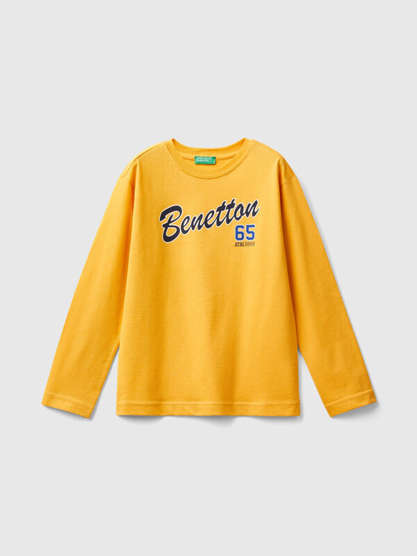 Long sleeve 100% organic cotton t-shirt Junior Boy