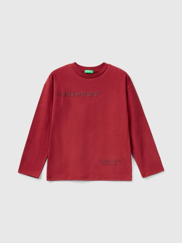 T-shirt with thick print Junior Boy