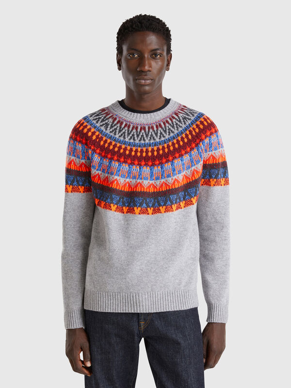 Regular fit Christmas sweater Men