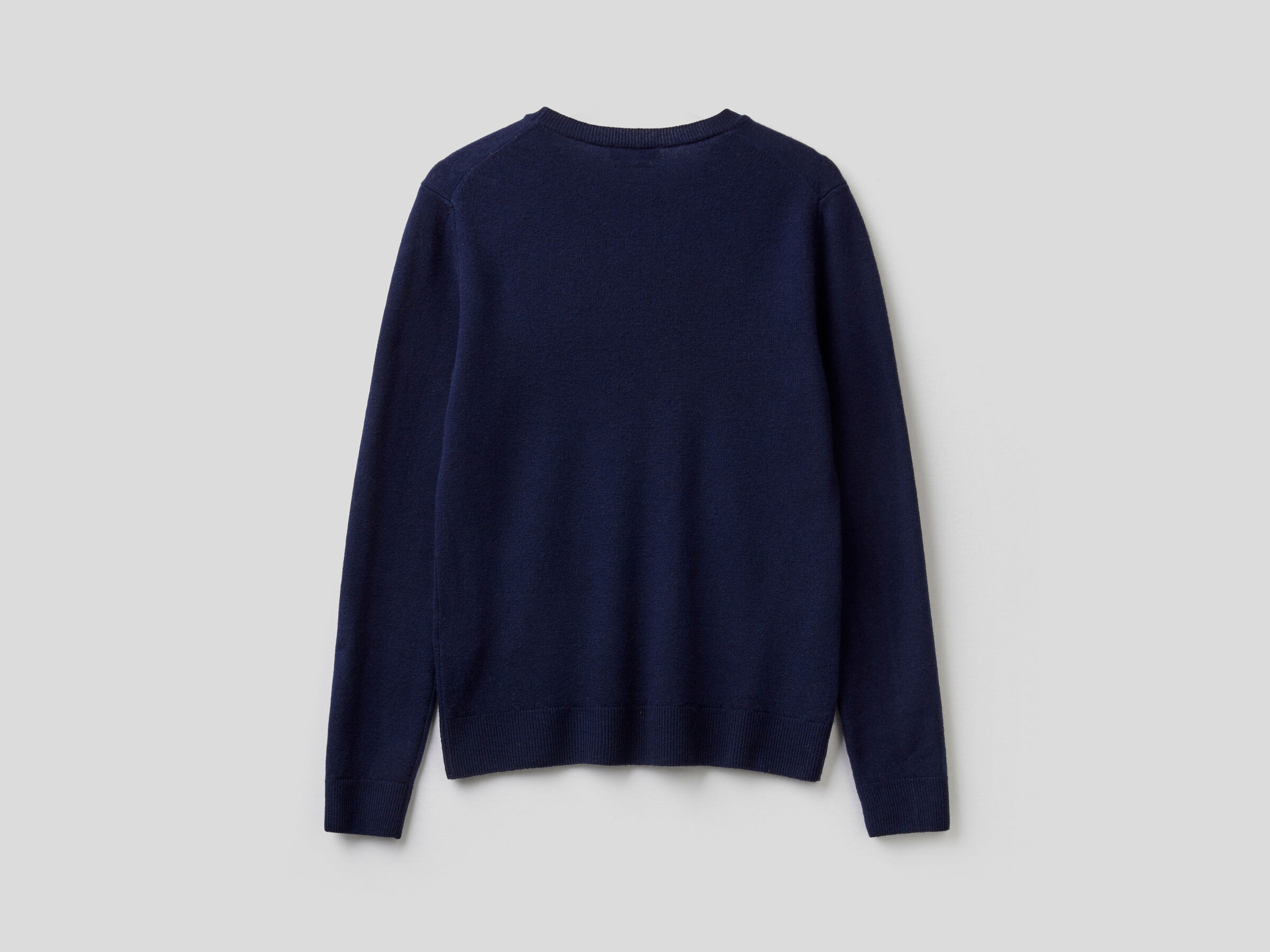 Crew neck sweater in pure virgin wool image number 6