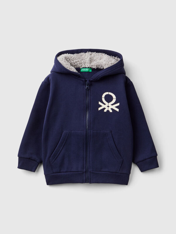 Sweatshirt with lined hood Junior Boy