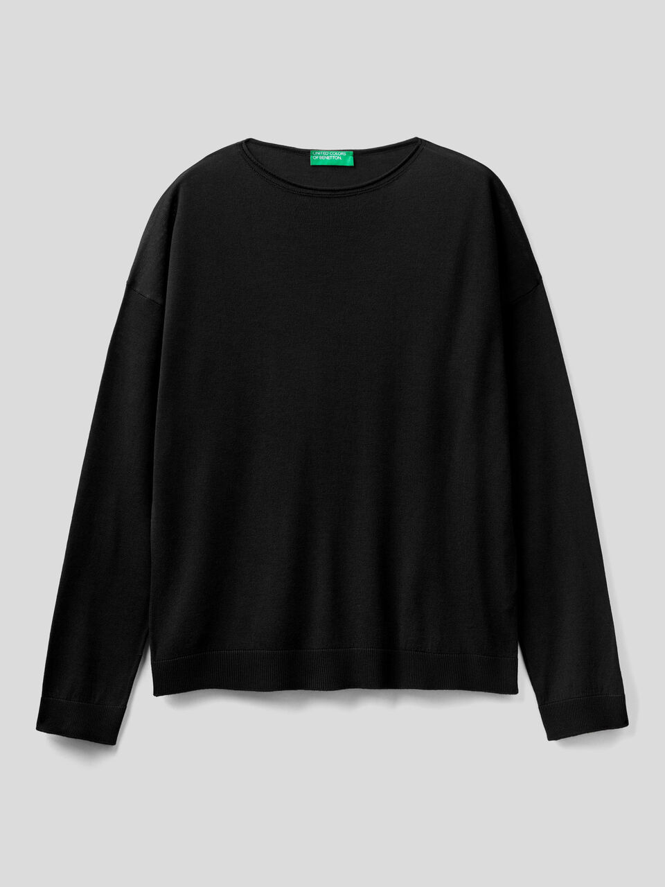 Relaxed boxy fit sweater image number 1