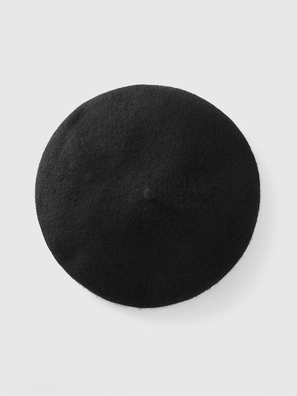 Classic beret in wool blend Women