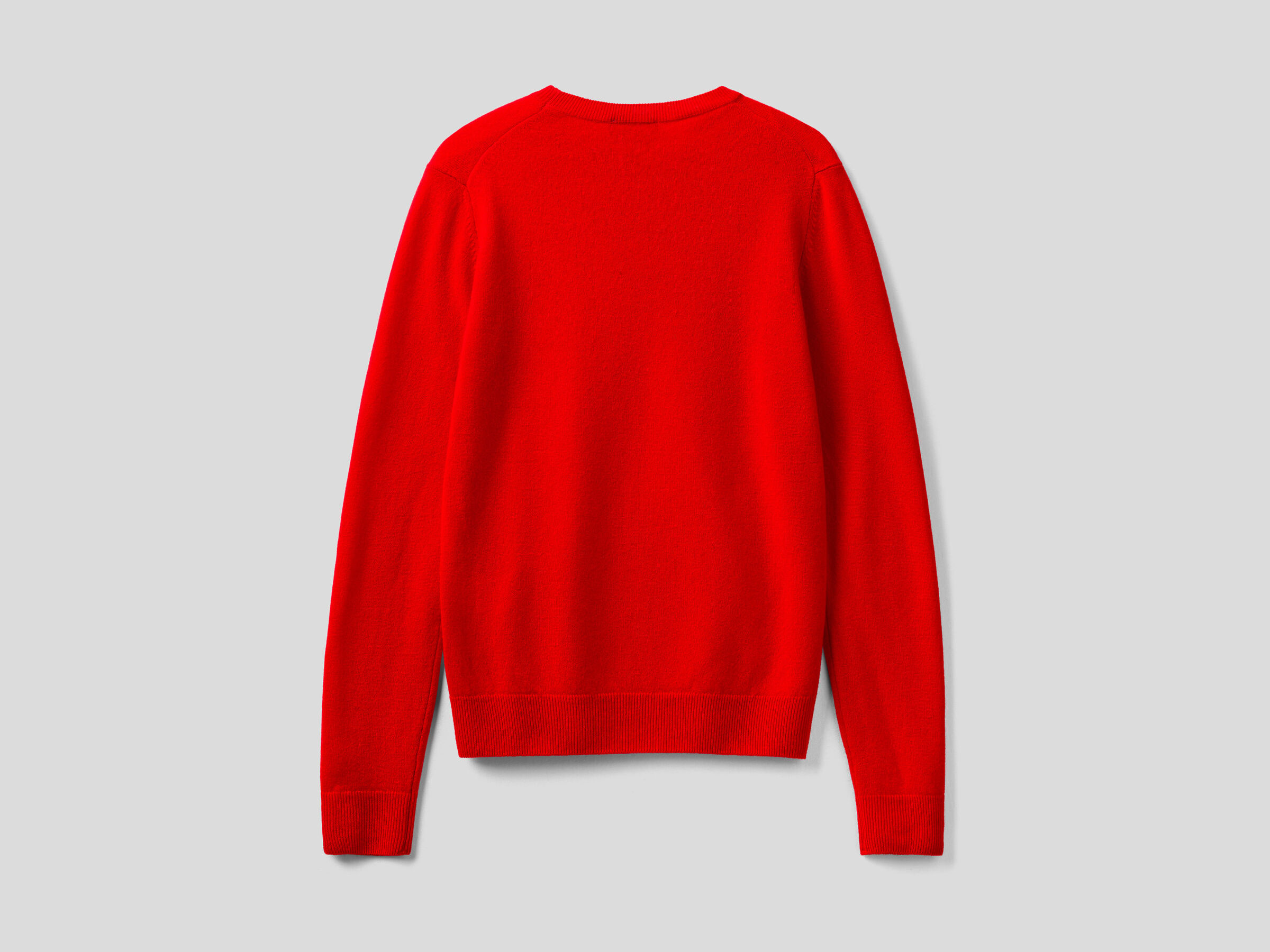 Crew neck sweater in pure virgin wool image number 6