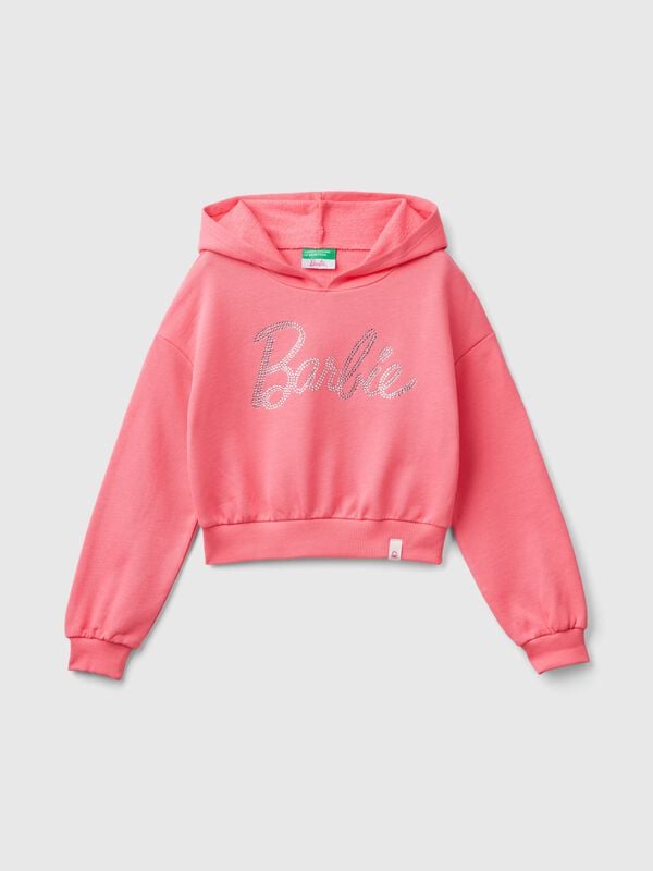 Pink Barbie sweatshirt with rhinestones Junior Girl