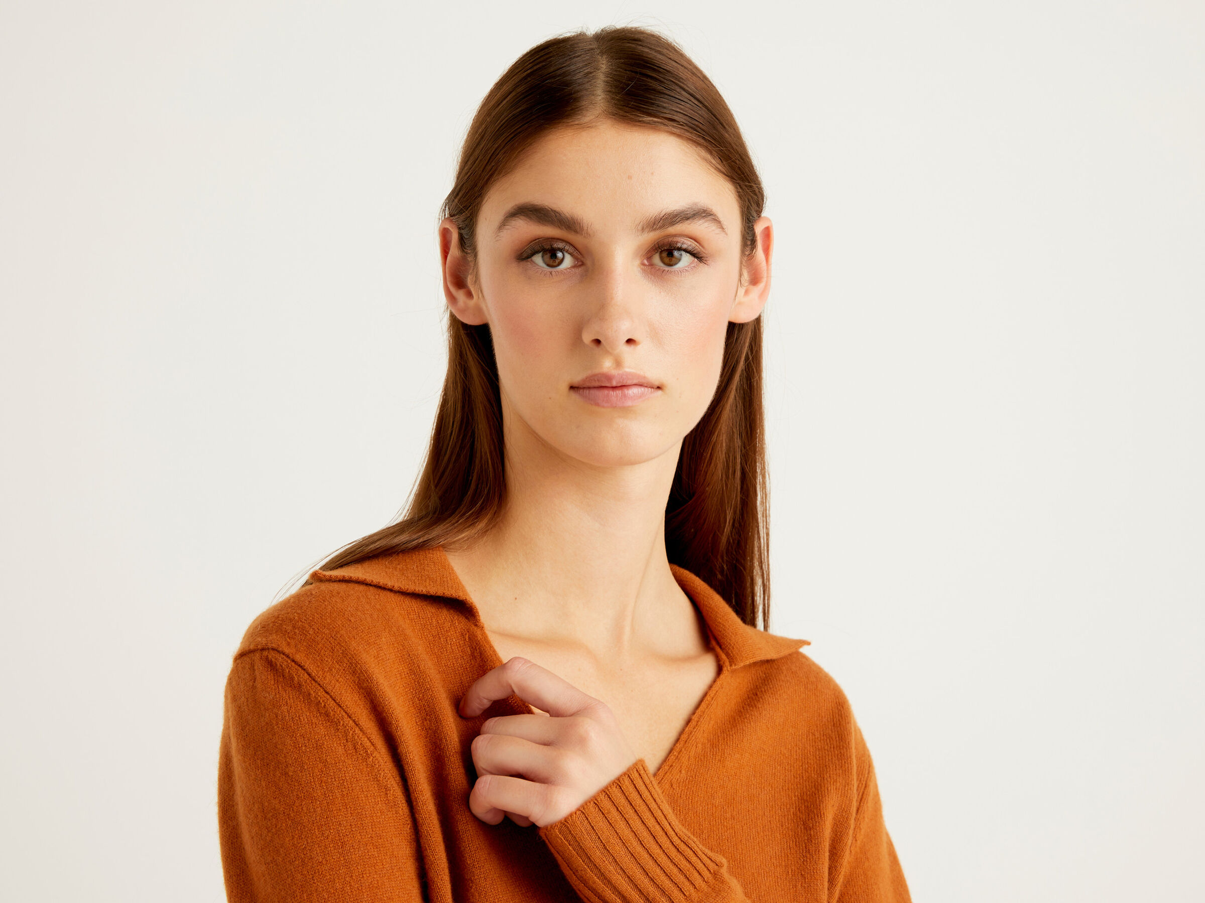 Polo in wool and cashmere image number 3