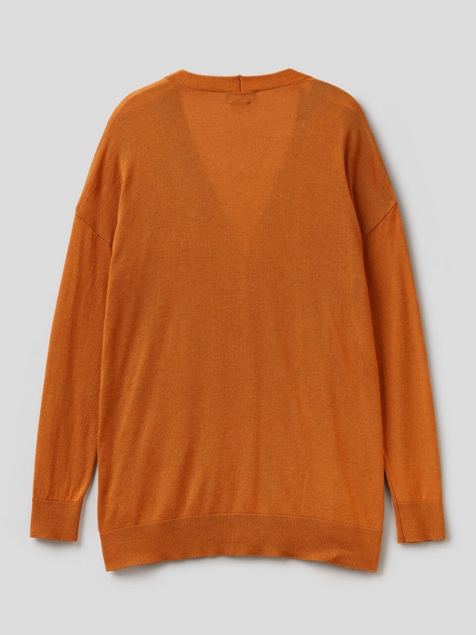 Cardigan in wool and cashmere blend image number 2