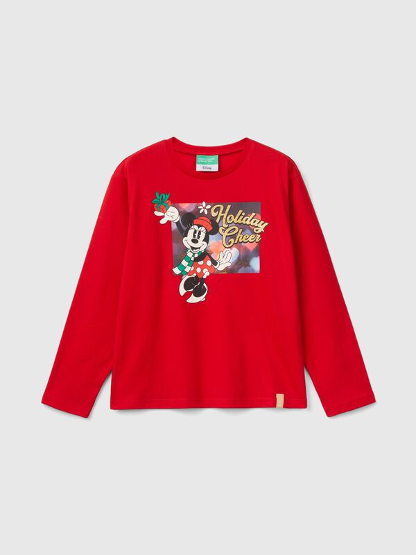 Minnie and Mickey Mouse Christmas t-shirt Junior Girl