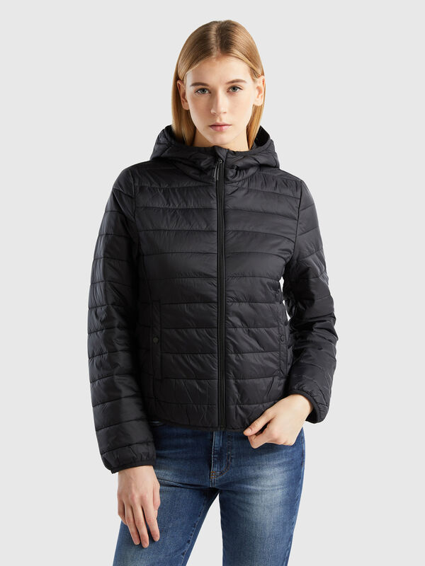 Puffer jacket with recycled wadding Women