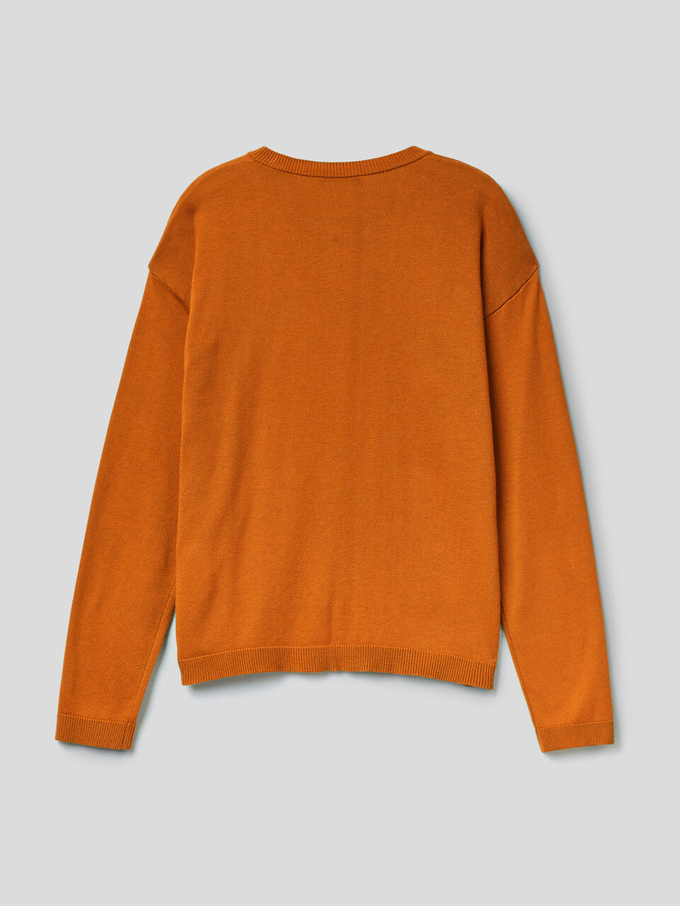Crew neck cardigan with buttons image number 2