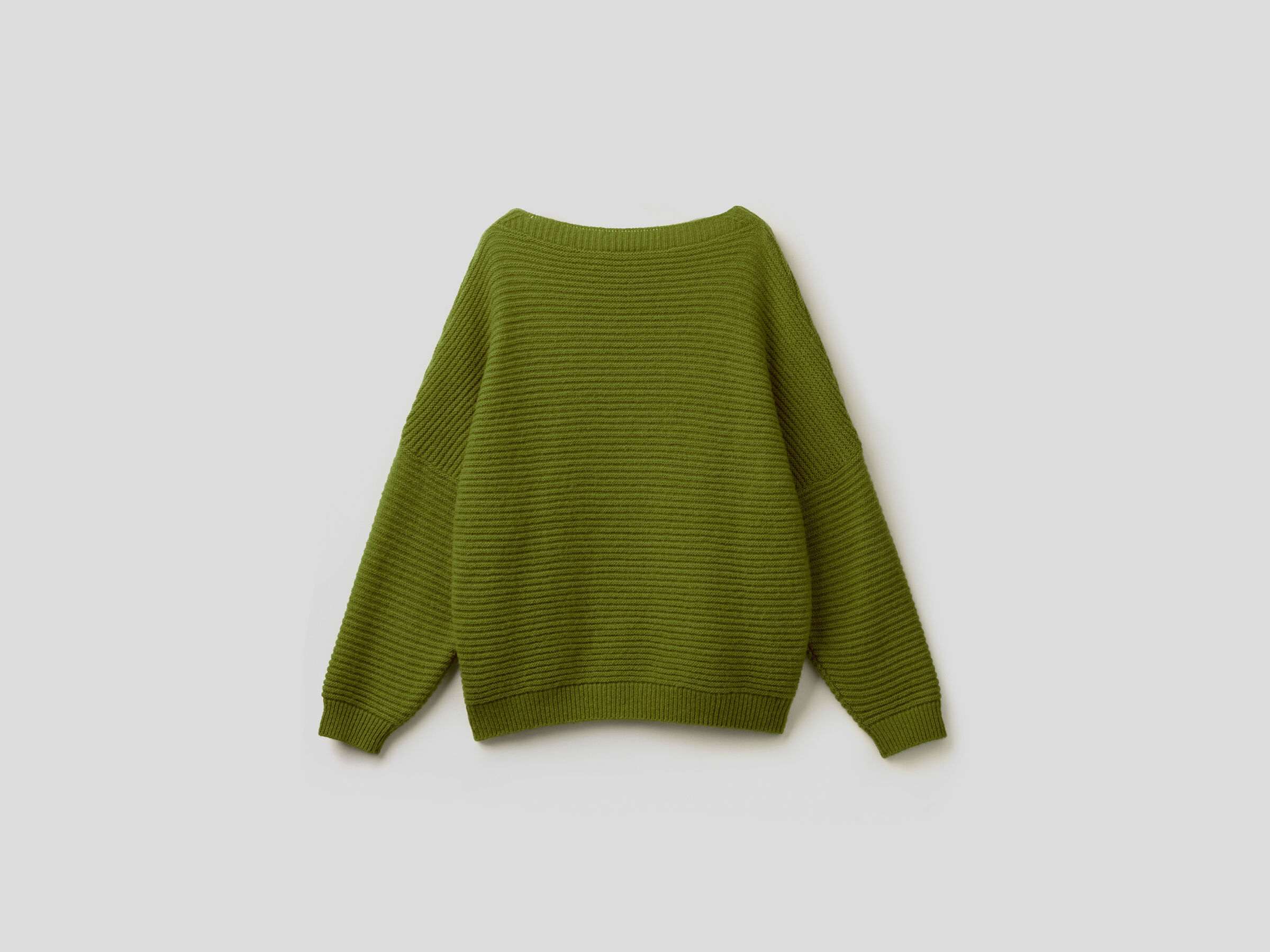 Boxy fit sweater in wool blend image number 5