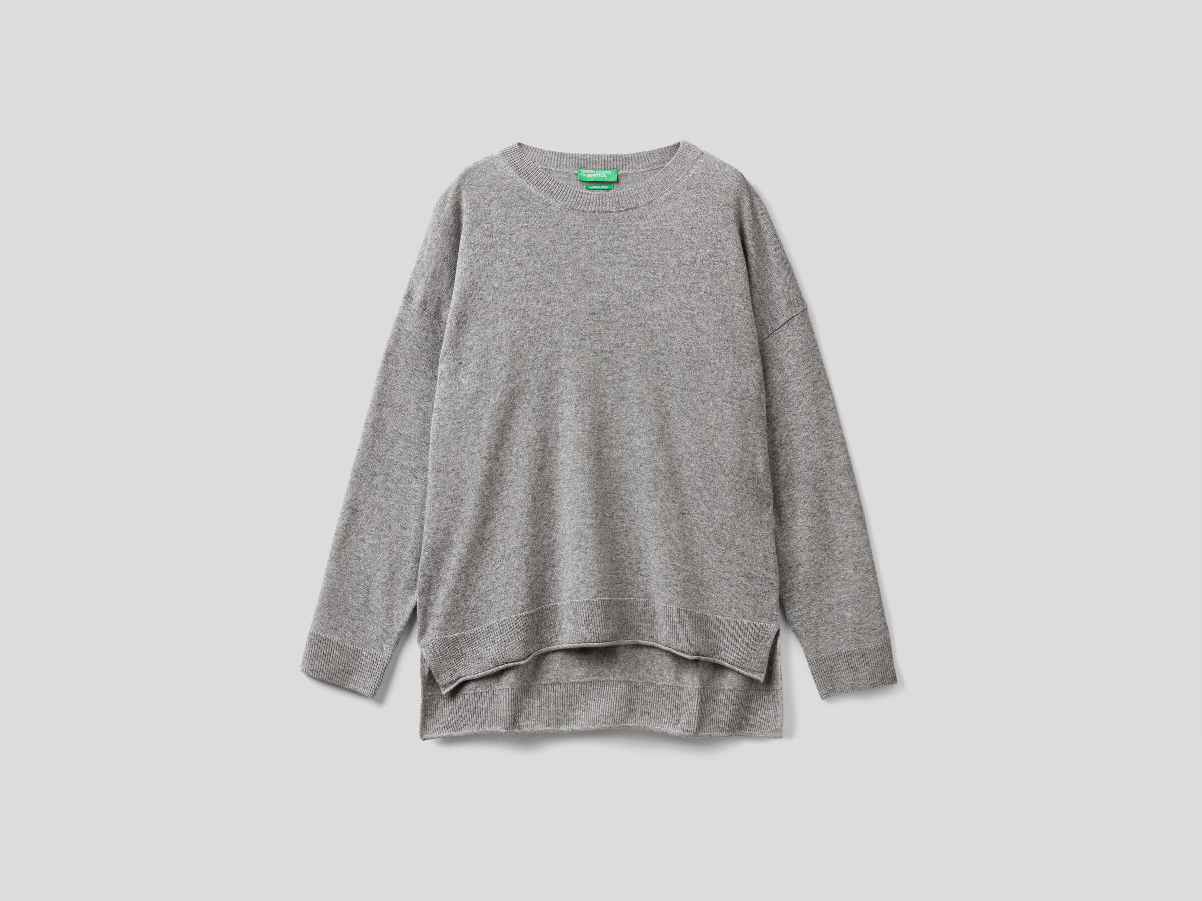 Boxy fit sweater in cashmere blend image number 5